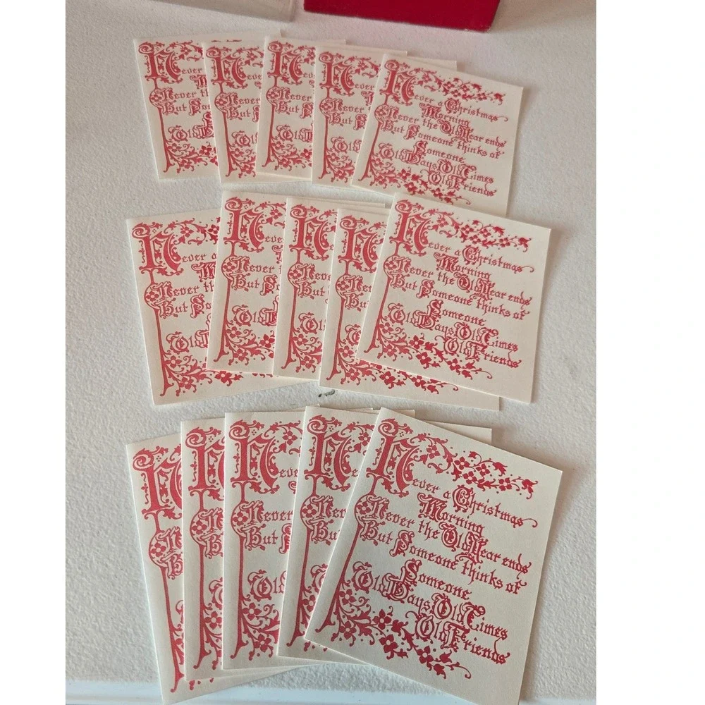 Vintage Marian Heath Christmas Cards A168 Boxed Set 15 Cards Old Friends